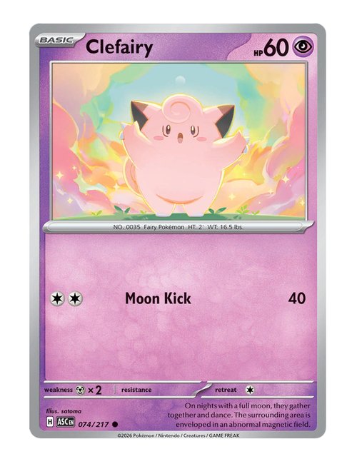 Clefairy #074/217 - Ascended Heroes