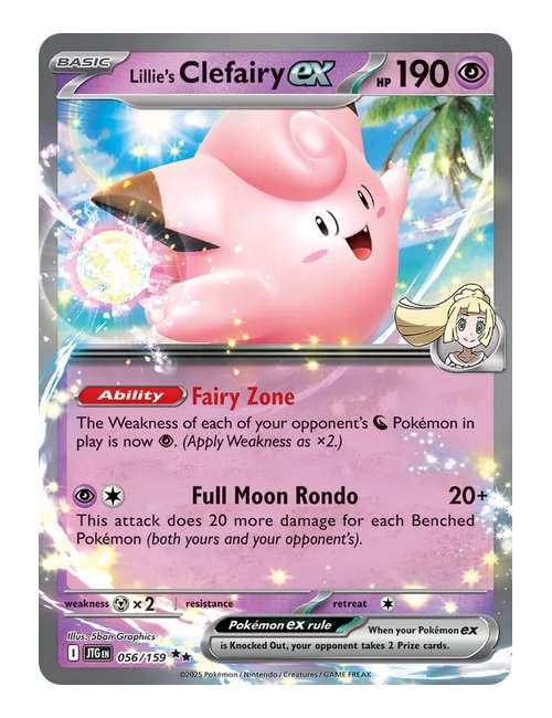 Lillie's Clefairy ex #56/159 - Journey Together