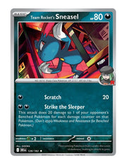 Team Rocket's Sneasel #128/182 Reverse Holo - Destined Rivals