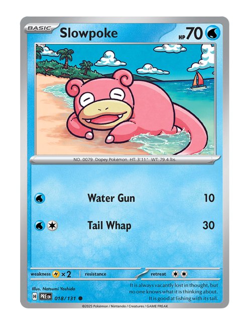 Slowpoke #018/181 Reverse Holo - Prismatic Evolutions