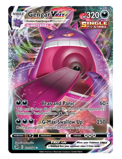 Gengar VMAX  - 157/264 - Fusion Strike