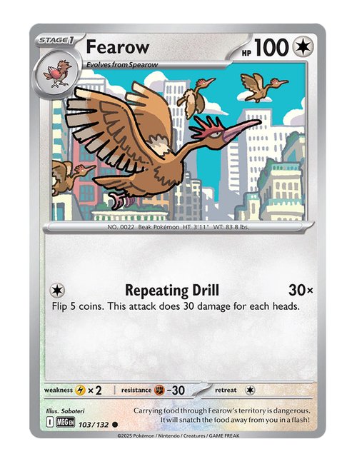 Fearow #103/175 - Mega Evolution