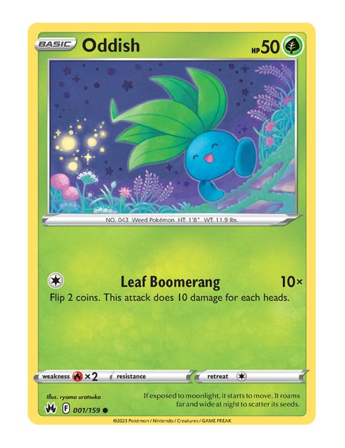 Oddish #1/160 - Crown Zenith