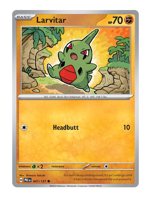 Larvitar [Pokeball] #047/181 - Prismatic Evolutions