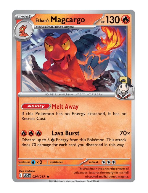 Ethan's Magcargo #024/217 - Ascended Heroes