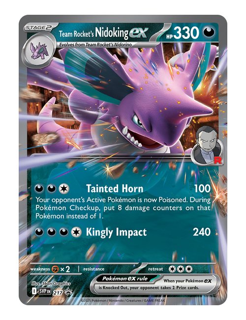 Team Rocket's Nidoking Ex #217 Promo - Promo