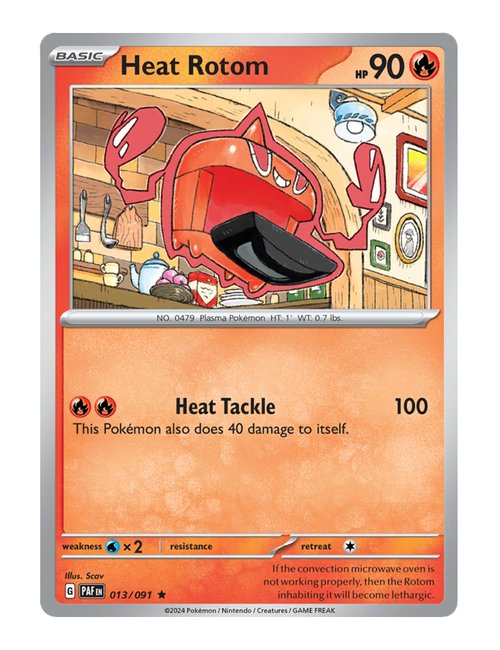 Heat Rotom #013/091 - Paldean Fates
