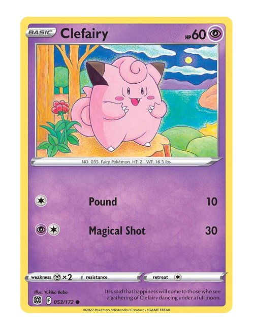 Clefairy #53/172 - Brilliant Stars