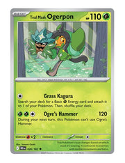 Teal Mask Ogerpon #026/182 Reverse Holo - Destined Rivals
