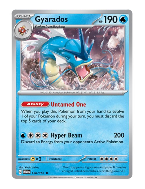 Gyarados #130/165 Holo - 151