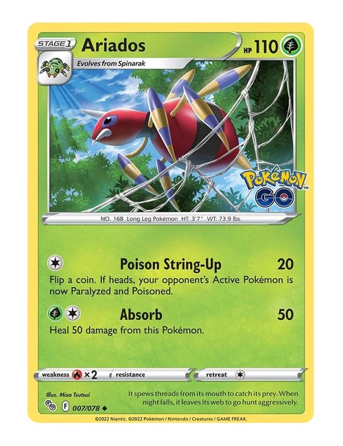 Ariados #7/078 - Pokemon GO