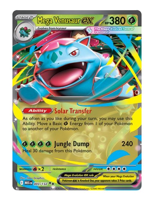 Mega Venusaur ex #003/132 - Mega Evolution