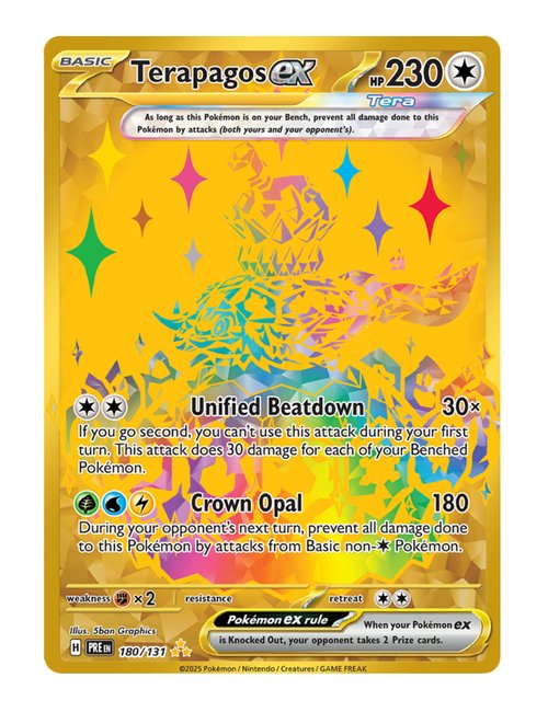 Terapagos ex #180/181 - Prismatic Evolutions