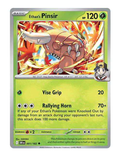 Ethan's Pinsir #001/182 - Destined Rivals