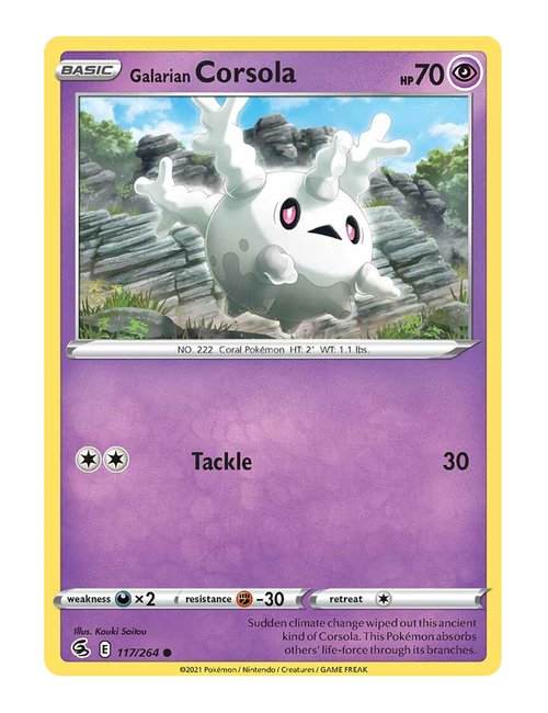 Galarian Corsola #117/264 - Fusion Strike