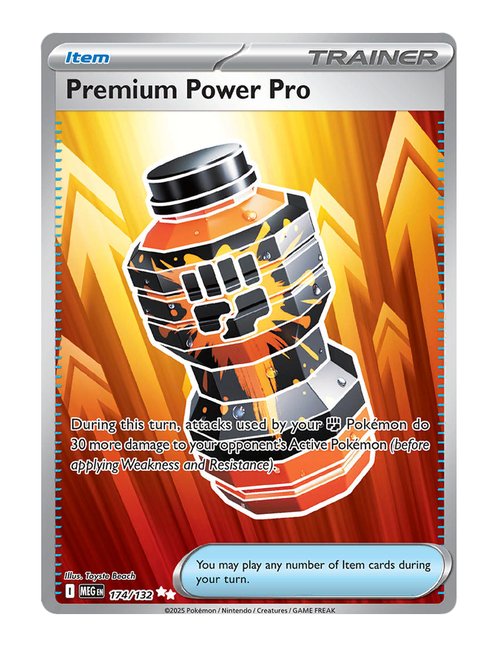 Premium Power Pro #174/175 Reverse Holo - Mega Evolution