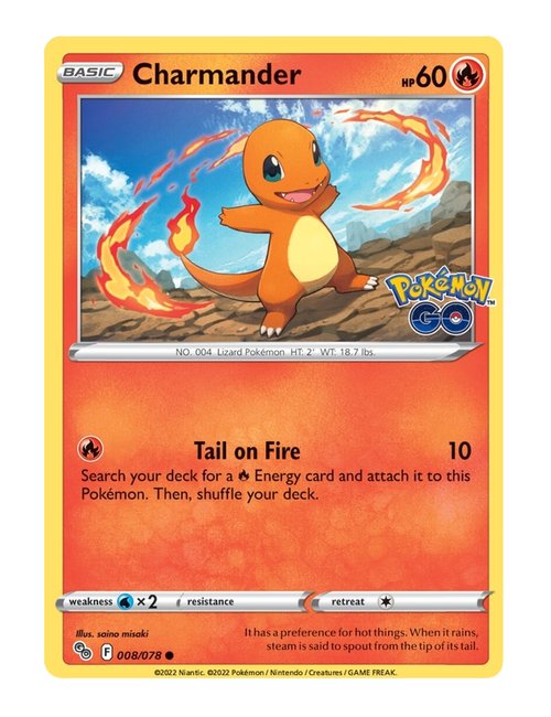 Charmander #008/071 - Pokemon GO