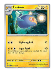 Lanturn #021/091 Reverse Holo - Paldean Fates