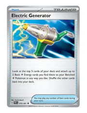 Electric Generator #079/091 Reverse Holo - Paldean Fates