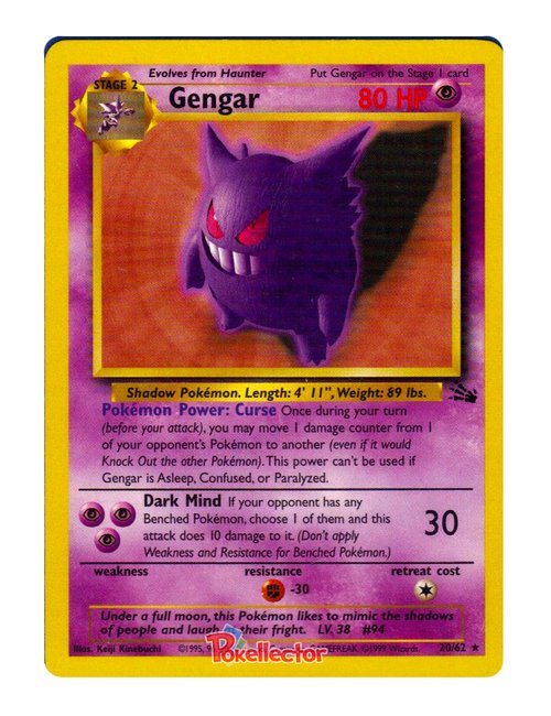 Gengar #020/062 - Fossil