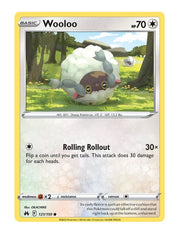 Wooloo #121/160 Reverse Holo - Crown Zenith