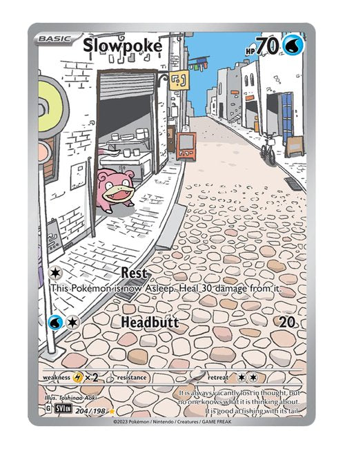 Slowpoke #204/198 - Scarlet & Violet Base