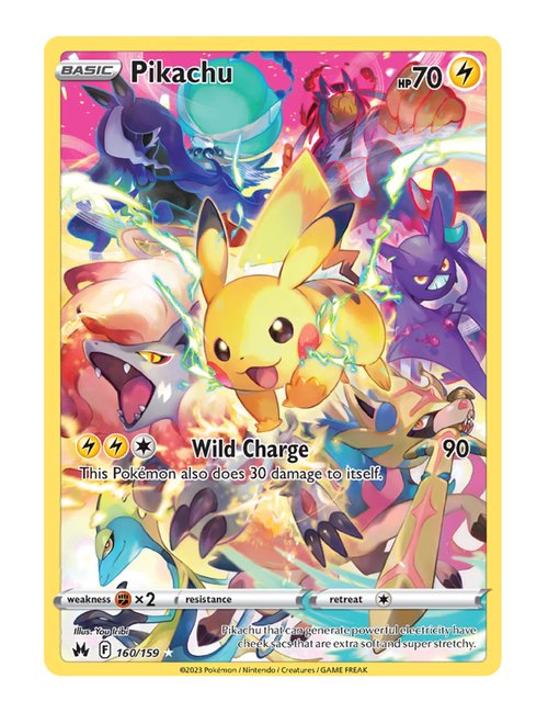 Pikachu #160/159- Crown Zenith