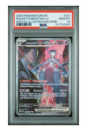 Team Rocket's Mewtwo ex #231/182 - Destined Rivals (PSA 10)