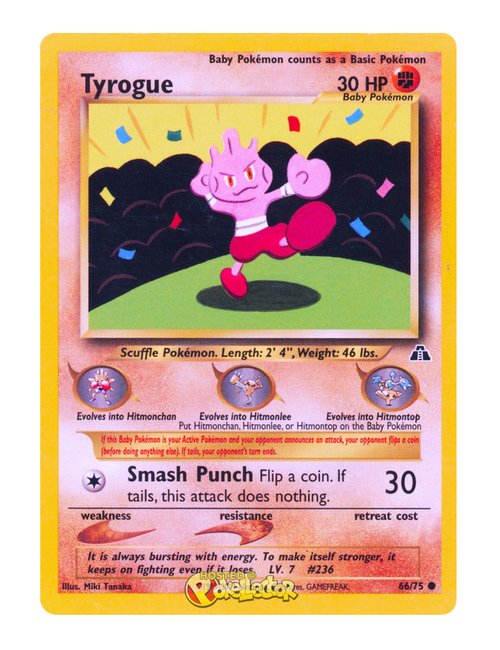 Tyrogue #66/075 - Neo Discovery