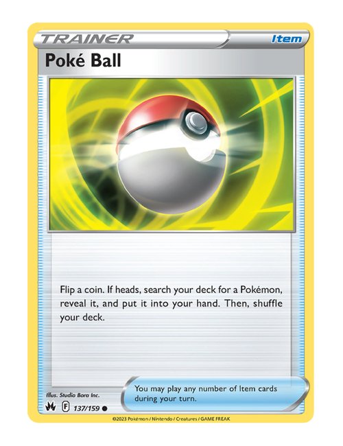 Poké Ball #137/160 - Crown Zenith