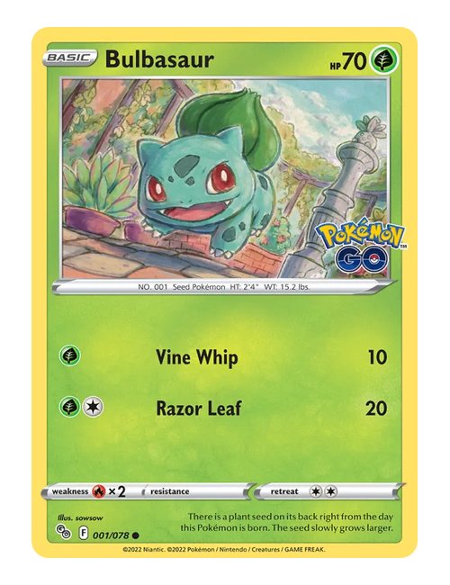 Bulbasaur #001/078 - Classic: Venusaur