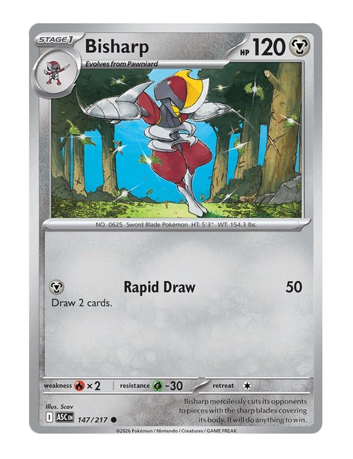 Bisharp #147/217 - Ascended Heroes