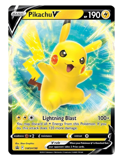 Pikachu V  - SWSH198 - Sword & Shield Promo