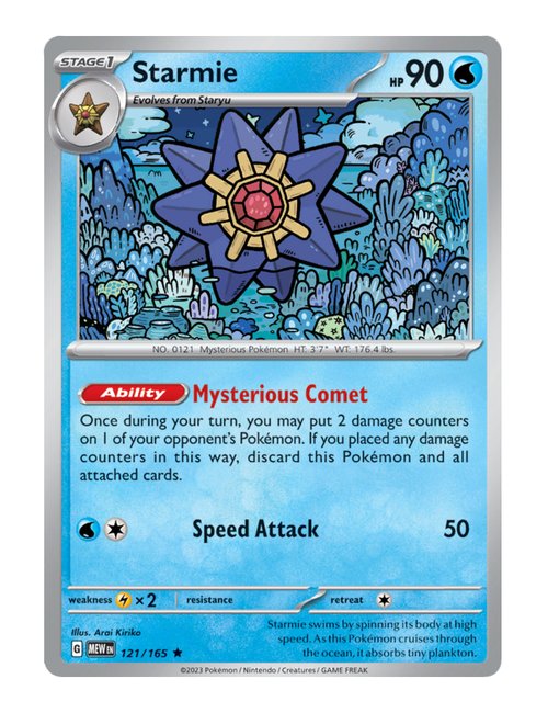 Starmie #121/165 - 151