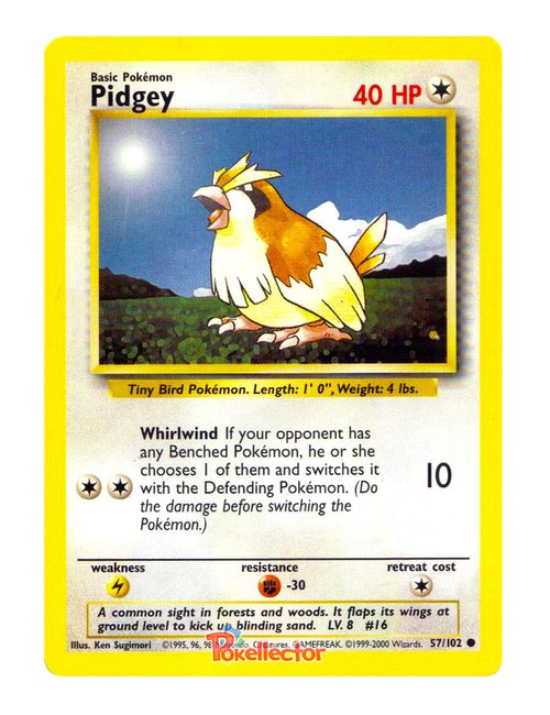 Pidgey #57/102 - Base Set
