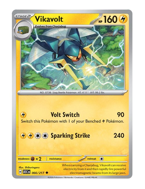 Vikavolt #066/217 Reverse Holo - Ascended Heroes