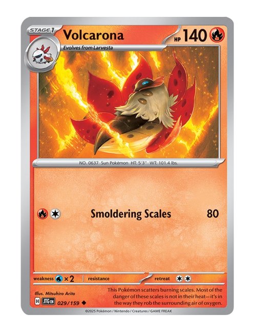 Volcarona #29/159 Reverse Holo - Journey Together