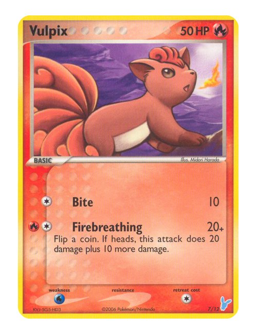 Vulpix #7/109 - Ruby Sapphire