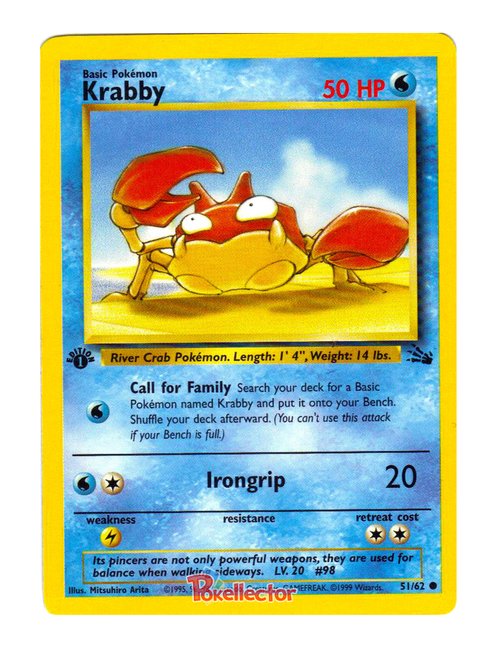 Krabby #51/062 -   Fossil