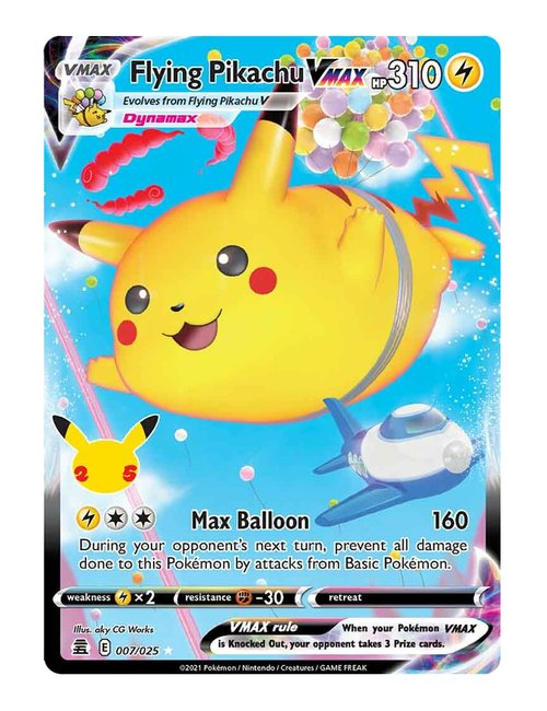 Flying Pikachu VMAX #7/025 - Celebrations