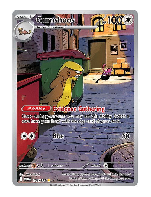 Gumshoos #153/132 - Mega Evolution