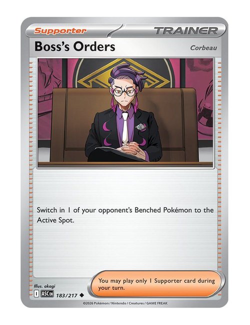 Boss's Orders [Corbeau] #183/217 - Ascended Heroes