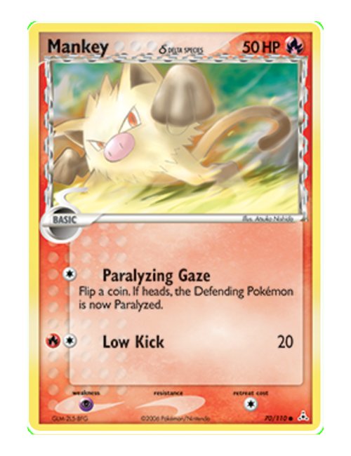 Mankey  (delta species) #70/110 - Holon Phantoms