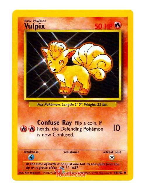 Vulpix #68/102 - Base Set