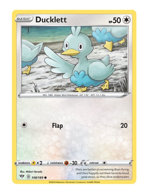 Ducklett #148/189 - Darkness Ablaze