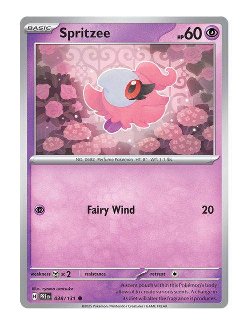 Spritzee #038/181 Reverse Holo - Prismatic Evolutions