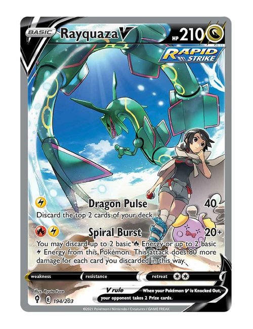 Rayquaza V #194/203 - Evolving Skies