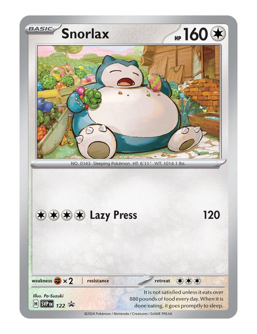 Snorlax #122 Promo - Promo