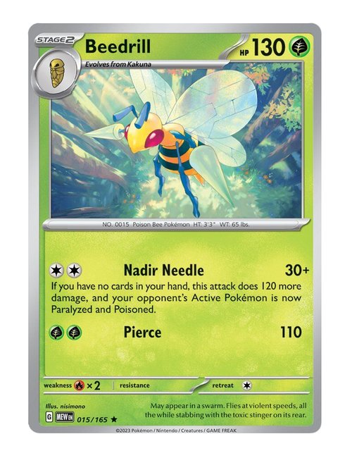 Beedrill #015/165 Holo - 151