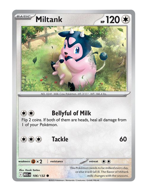 Miltank #106/175 Reverse Holo - Mega Evolution